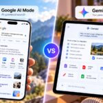 Google AI Mode compared with Gemini for web search, source-based answers, files, and assistant-style tasks
