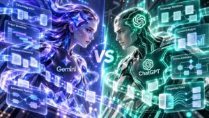 Google Gemini and ChatGPT compared as AI assistants for integrations, workflows, automation, and document tasks