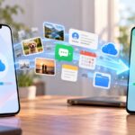 Transfer data from iPhone to Android including contacts, photos, messages, calendar, and cloud files